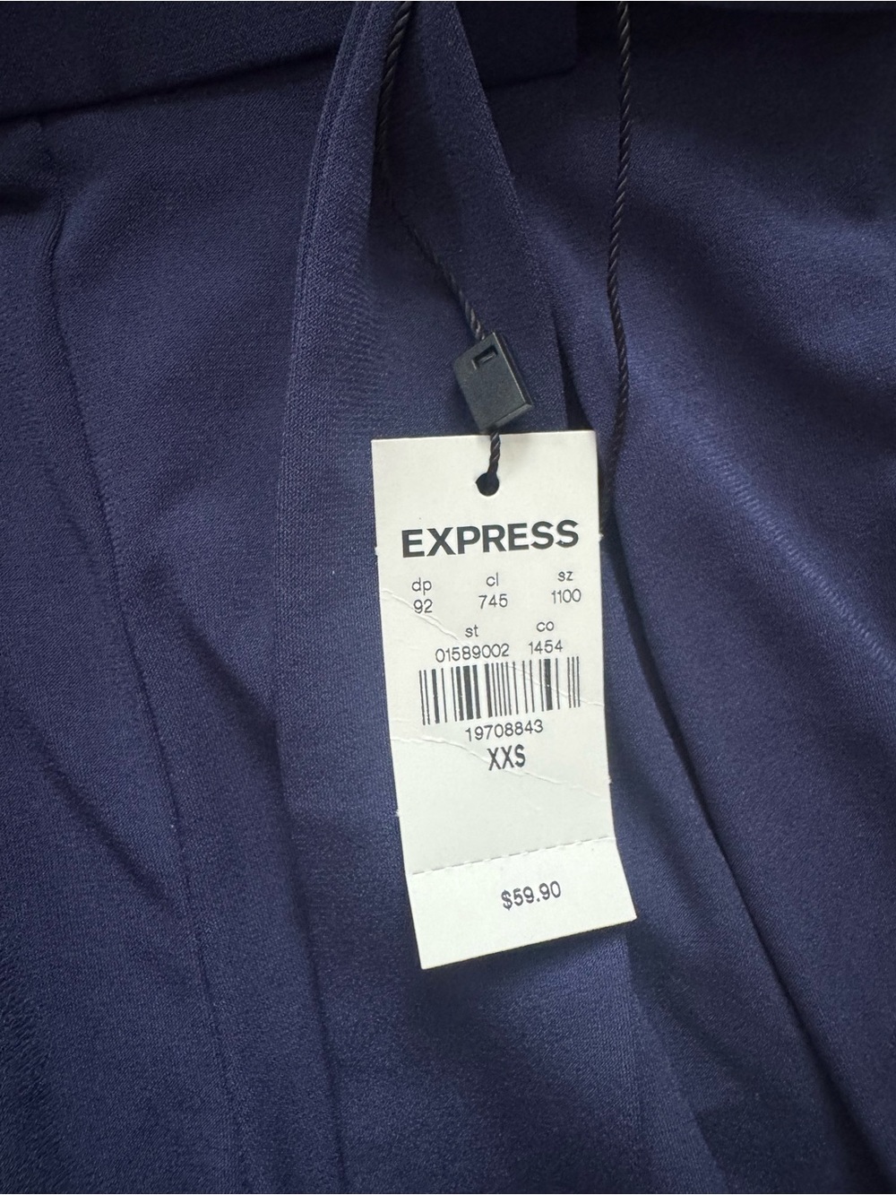 Express Ankle-Length Pants in Navy